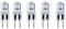 UGEFKMQ Lampadine Alogene G5.3 Lampadina G5.3 12V 35W 50W 75W Lampadina Alogena Lampada A Capsula Bianco Caldo Dimmerabile,20 W,5 Pezzi