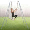 BESTXH Yoga-Trapez-SchaukelstäNder, Multifunktionale, Verstellbare Aerial-Yoga-StüTzschaukel, Stahl-Aerial-Yoga-StäNder-RahmenstüTze, FüR Seide, HäNgematte, Lyra Und Boxsack