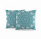 ggaimwf Kissenbezug Mandala 45x45cm Marokkanische Kissenbezüge Bunt Türkis Ethnische Boho-Kissen Indischer Stil Abstrakt Arabeske Hippie Modern Kissenhülle werfen für Sofa Wohnzimmer 2er-Set