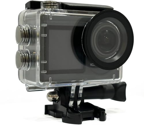 icefox Ultra HD Action Kamera wasserdicht mit WiFi, Weitwinkelobjektiv, abnehmbaren Batterien und klarem Farbbildschirm für Outdoor-Sport