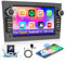Hikity 2G+64G Android 15 Autoradio per Opel Corsa d Astra J Zafira Meriva Vivaro con Wireless Carplay Android Auto 7Pollici Car Radio Stereo con GPS Navi WiFi DSP FM RDS Telecamera Posteriore (Bianco)