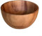 Whychstore Saladier en bois naturel avec bac à couverts, finition soignée garantie