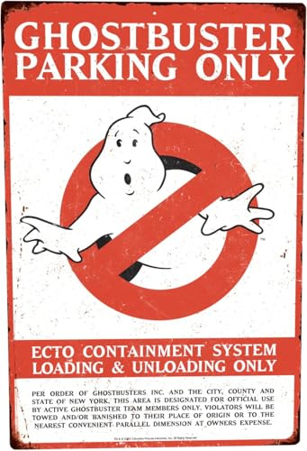 Trick Or Treat Studios Ghostbusters Parking Only Metallschild