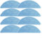 8 almohadillas de tela para fregona Conga Eternal Max para X-Treme Robot aspiradora, accesorios de repuesto, almohadillas de tela para mopa