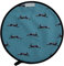 Tracey Cooper Hare Hob Cover, Hare on Blue, 100% Cotton, Terry Towelling, Machine Washable, Made in UK