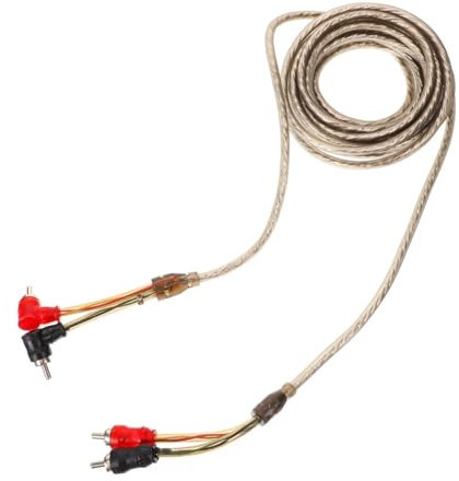 Gatuida Câble De Haut-parleur Pour Caisson De Basses Câbles Alimentation Pour Caisson De Basses Pour Voiture