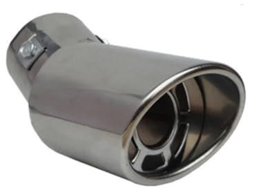 BLNETU Auto-Endschalldämpfer Für Mercedes Für Benz W211 W203 W204 W210 W124 AMG W202 Autozubehör Auspuffschalldämpfer Endrohr (Braun)