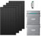 Zendure Solarflow Hyper 2000 avec AB2000S*2 3840Wh, Centrale Électrique de Balcon avec Entrée Solaire 1800W, HUB Intégré(Unité de Contrôle Intelligente) et Micro Onduleur, Biface Panneau Solaire 2600W