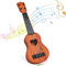 Befunsol Gitarre Ukulele Kinder Spielzeug ab 3 Jahre, Kindergitarre Musikinstrumente Kinder ab 3 4 5 Jahre Mädchen und Junge, Geschenk Mädchen Junge 3 4 5 6 7 Jahre