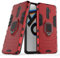 Max Power Digital Funda para móvil Realme X2 Pro Carcasa Magnética con Anillo Imán Antigolpes Resistente Rígida Dura [Tecnología Absorción Golpes] (Realme X2 Pro, Rojo)