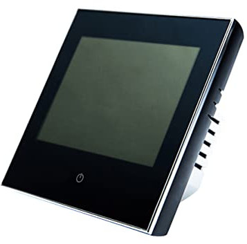 Programmierbares LCD Thermostat 3A mit Touch für Gasheizsysteme, Schwarz