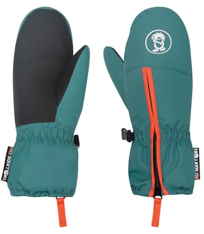 Trollkids Kids Troll Mitten | Wasserdicht und atmungsaktiv, Weiches Fleece-Innenfutter