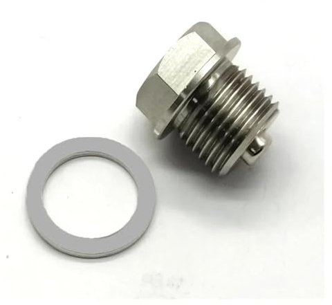M16x1.5 Stainless Steel Drain Screw Fitting With Washer
