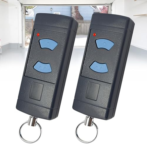 2 Pezzi Apriporta da Garage, Telecomando per Porta Garage 868 Mhz, Trasmettitore Telecomando Compatibile con Telecomando Hormann 868mhz Hse2 868, Hsm2 868, Hs1/2 868, Hsz1/2 868,Telecomando A 4 Canali