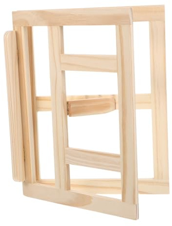 Toyvian Jigsaw Puzzle Box Lid Easel Stand Wooden Puzzle Case Bracket Foldable Display Holder Organizer Accessories