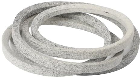 Courroie trapézoïdale de rechange 1/2 x 92-7/16, compatible avec les modèles de tracteurs de tondeuse à gazon Poulan 130969 et Craftsman, gris - Pièce unique