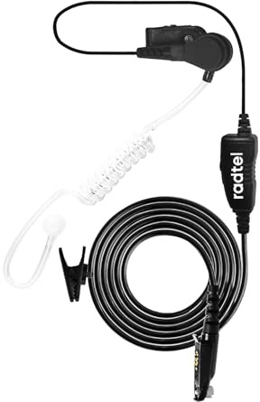 radtel Ohrhörer-Headset mit PTT-Mikrofon RT-950, RT-950 Pro, BJ-9000 Funkgeräte, Walkie-Talkie-Kommunikation, Komfortables Design, Luftkanal