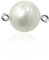 Magnetverschluss für Schmuck 10mm weiss, extra starker Magnet für Armband Halskette Schmuck,