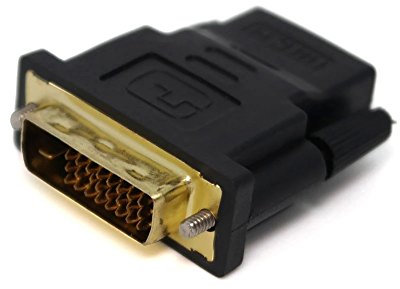 Kasstino DVI Male to HDMI Female M-F Adapter Gold Plated Converter DVI-D For HDTV 24+1