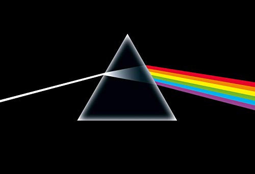 Pyramid International Pink Floyd (Dark Side of the Moon) -Canvas Print, Wood, Multi-Colour, 30 x 40 x 1.3 cm