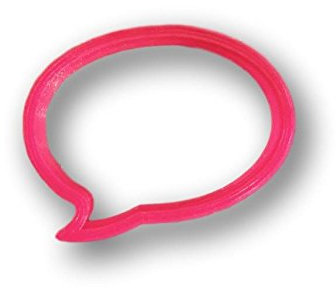 Ausstechform Sprechblase