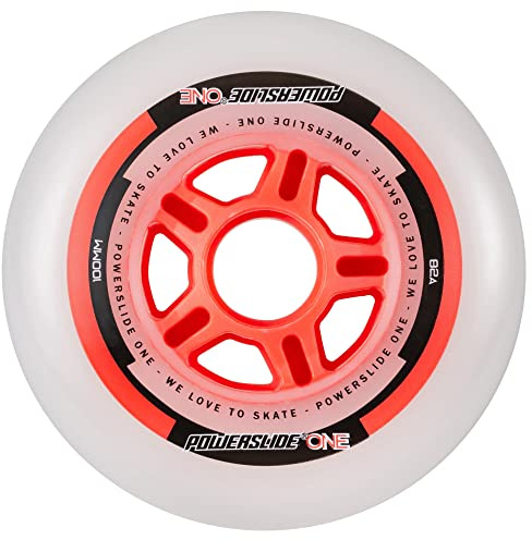 Powerslide One Complete Rollen 4er Rollenset 2018 Red