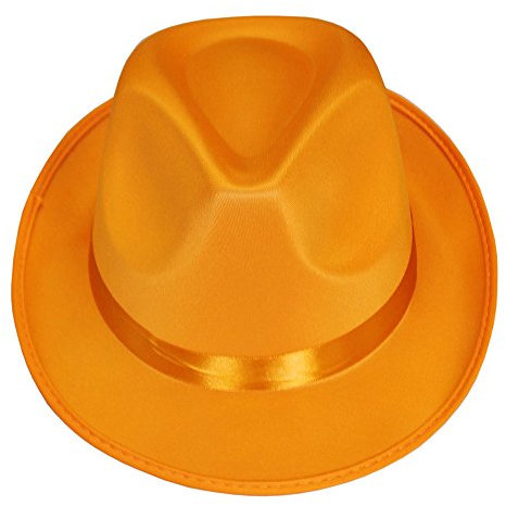 KarnevalsTeufel Hut neon, sortierte Farben, Gr. 58 cm, Mottoparty, Partyhut, Karneval (58, orange)