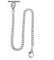 SIBOSUN Pocket Watch Chain Albert T-Bar Lobster Buckle Silver Plated Plated 14 Inch Chains Link Vest