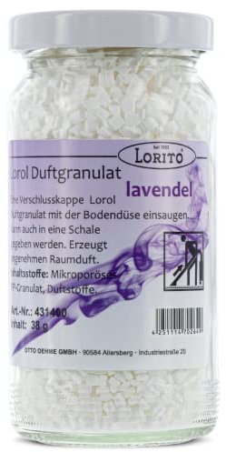Lorito Lorol Duftgranulat für Staubsauger, Lavendel, Staubsaugerduft Duftgranulat Staubsaugerdeo Raumduft, Duft für Staubsaugerbeutel
