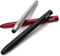Port Designs Aluminium Pencil Shaped Easy Grip Stylus - Universal For All Touchscreen Devices, in Metallic Red, Black & Silver - 3 Pack