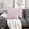 Deconovo Federe Cuscini Divano Quadrati in Lino Finto con Cerniera Invisibile, Fodere Moderne per Camera da Letto Confezione da 2, 40x40cm, Rosa Chiaro