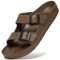 SAGUARO Zuecos EVA Mules de Hombre Ligero Chanclas Piscina Outdoor Mujer Sandalias Verano Marrón 43