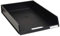 Exacompta 11014D 6er Pack Premium Briefablage aus Kunststoff DIN C4. Ideale Briefkörbe für Ihre Organisation. Robuste und stapelbare Ablagekörbe Blauer Engel schwarz
