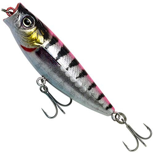 Savage Gear Salt Minnow Pop Walker - Oberflächenköder, Farbe:Pink Barracuda PHP, Länge/Gewicht:5.5cm / 6g
