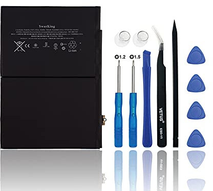 SwarKing Ersatz Akku Kompatibel mit Apple iPad Air 2 A1566, iPad Air 2 A1567, iPad 6 (6th Generation) A1547 with Toolkit