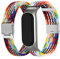 Nylon Armband Kompatibel mit Xiaomi Mi Band 5 / Mi Band 6 Armband Für Herren Damen Sport Stoff Ersatzband mit Schnalle Verstellbare Uhrenarmband Für Xiaomi Mi Band 5 / Mi Band 6 (Regenbogen)