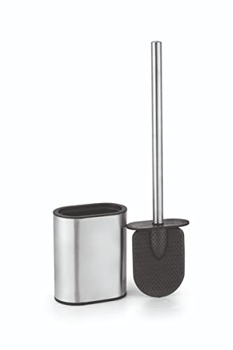 Blue Canyon Oval Stainless Steel TPR Toilet Brush & Holder