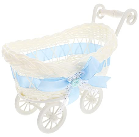 STOBOK Party Geflochtene Körbe Taufgeschenkkorb Servierschüssel Rattan Niedliche Schokoladenspeicherkorb Desktop-Korb Für Süßigkeitenbehälter Weidenwagen Haushalt Verkaufsautomat Kind Pp