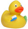 Schnabels Quietsche-Ente Zahnbürste - Geschenk für Geburt Geburtstag Namenstag Kinder Baby Freund-in Mädchen Junge - Spielzeug Bade-Ente Badewanne Deko