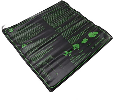 Tapis Chauffant pour Semis, Germination des Plantes Réglable à Partir d'un Coussin Chauffant Hydroponique Chaud et Imperméable pour Graines d'herbe de Fleurs