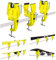 RaceWax SkinRocks Ski Vise Racing Skispanner Pro Plus World Cup Skihalterung gelb
