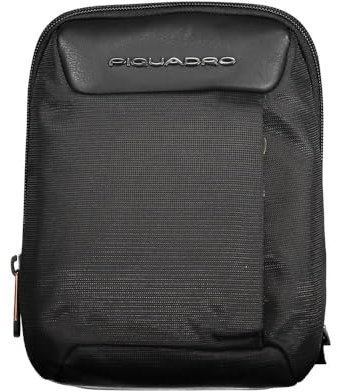 Piquadro Macbeth Borsello piccolo tessuto e pelle porta Ipad Mini ad uno scomparto