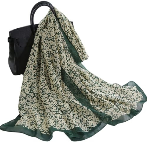 FAIRYGATE Schal Damen Grün Damen Schals & Tücher für Damen Wickel für die Abendparty Formale Kleider Hochzeit Brautjungfer Chiffon Schal A4305