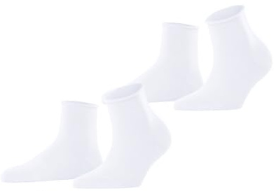 ESPRIT Damen Basic Pure 2-Pack Socken Baumwolle atmungsaktiv