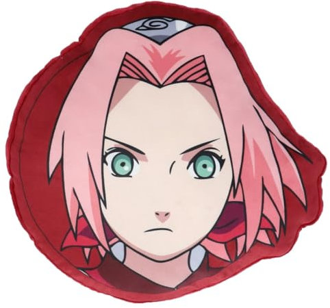 Naruto Shippuden - Coussin 3D Sakura Haruno - 100% Polyester - Rouge