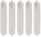 Sharplace Soucoupes pour Plantes, 5 Plateaux rectangulaires pour Pot de Fleur, Plateau de Drainage, Plateaux d'égouttage d'eau pour Cour, Balcon, Jardin, Blanc