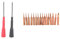 yomoe 1 Pair ETA3201 10A 1000V Multimeter Probe & 16 Pcs Soldering Iron Tip Pure Copper 900M Soldering Tip