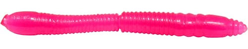 FTM Lifter Lures Wurmy Cheese 6,5cm - 10 Gummiwürmer, Farbe:Pink Pearl