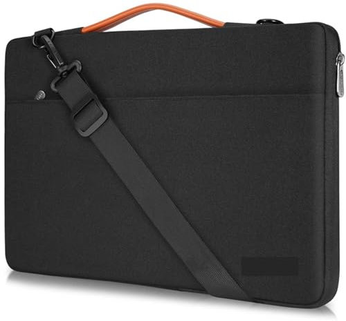 Custodia for borsa for laptop Custodia for notebook impermeabile da 10-17 pollici Borsa a tracolla for computer Borsa Per Laptop(Black,10 inch)
