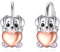Schmuck-Tier Ohrringe, Damenschmuck, Tier Sancho Silberkaninchen, Koala & Panda 925 Sterling Silber Creolen, Niedlich für Damen, Kinder und Mädchen